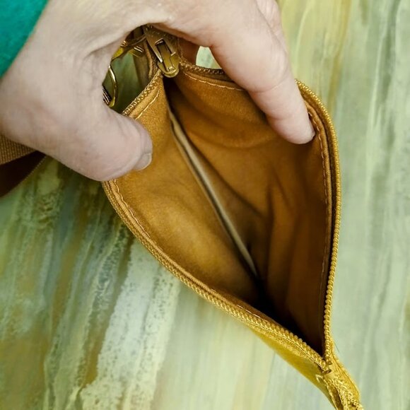 New Western Phoenix Pouch Clutch Wristlet Rust wallet envelope cosmetics bag - Picture 5 of 6